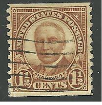 US Cat # 686, Harding, Coil, Used*-