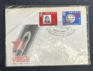 CM) 1961. POLAND. FDC. I MAN IN SPACE. CHARACTER. XF