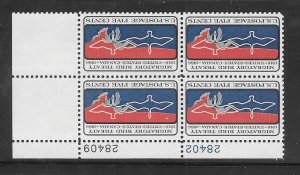 #1306 MNH Plate Block