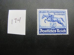Germany 1940 MNH SC B172 SET VF/XF 25  (174)