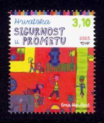 Croatia Sc# 972 MNH Traffic Safety