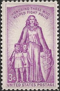 # 1087 MINT NEVER HINGED POLIO