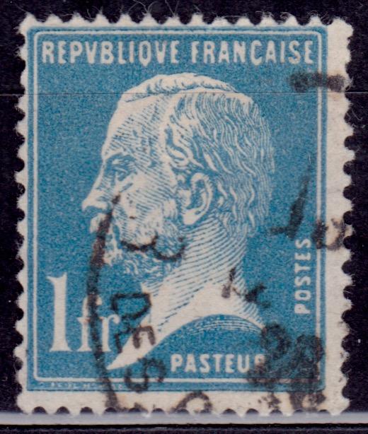 France, 1922-26, Pasteur, 1fr, sc#194, used