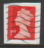 GB QE II Machin SG U2968e - 1st vermillion  - date code M14L - Source  T 