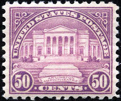 SC#701 50¢ Arlington Amphitheater (1931) MLH