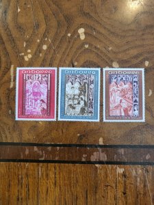 Stamps French Andorra Scott #192-4 nh