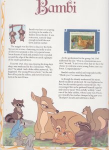 US Vintage Classic Disney Movie Collectors Stamp Panels Bambi