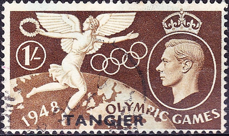 TANGIER 1948 KGVI 1/- Brown SG260 FU