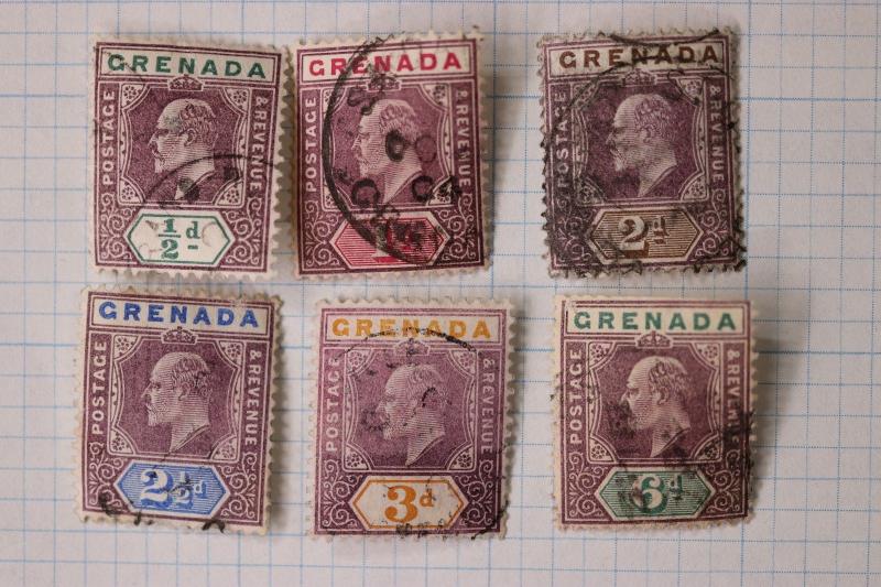 Grenada British sc#48-53 sg#57-62 used short set