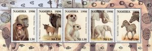 Namibia - 1998 Animals with their Young MS MNH** SG MS807