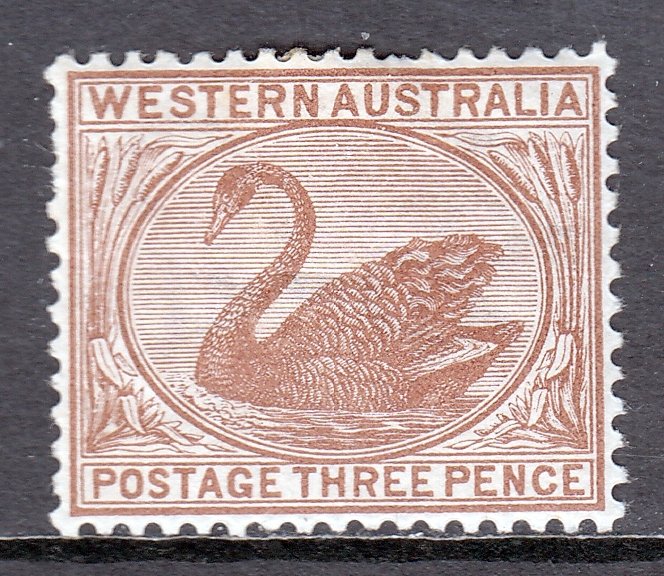 Western Australia - Scott #53 - MH - Crease on hinge - SCV $14