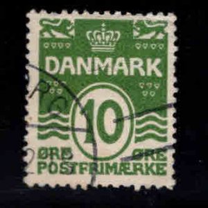 DENMARK  Scott 94 used 1921 stamp