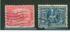 United States #329-330 Used Multiple