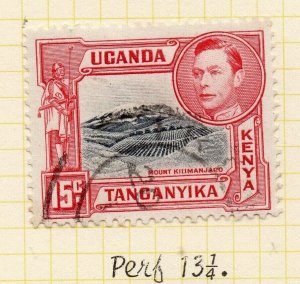 Kenya Uganda Tanganyika 1938 Early Issue Fine Used 15c. NW-157046
