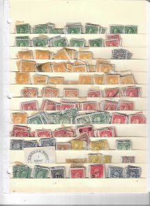 CANADA COLLECTION ON STOCK SHEET MINT/USED