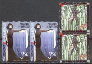 Croatia Sc# 523-524 MNH h pair 2003 Europa