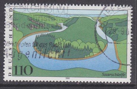 Germany sc#2073 2000 110p Scenic Illustrations used