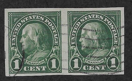 UNITED STATES SC# 575  PAIR  FVF/U