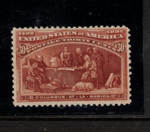 USA #239 Mint Very Fine Lightly Hinged 