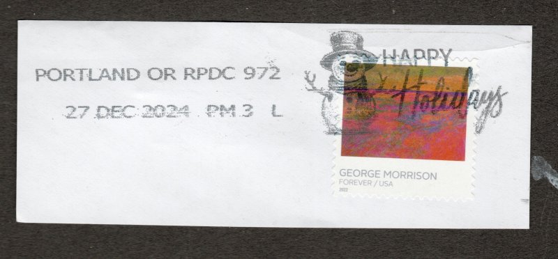 Scott# 5691  used    single Canceled Portland OR  12-27-2024   on  paper
