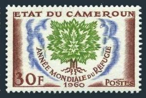 Cameroun 338,MNH.Michel 324. World Refugee Year WRY-1960.Uprooted Oak.