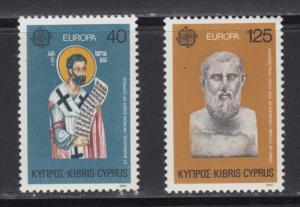 Cyprus   #533-34    mnh     cat $0.70