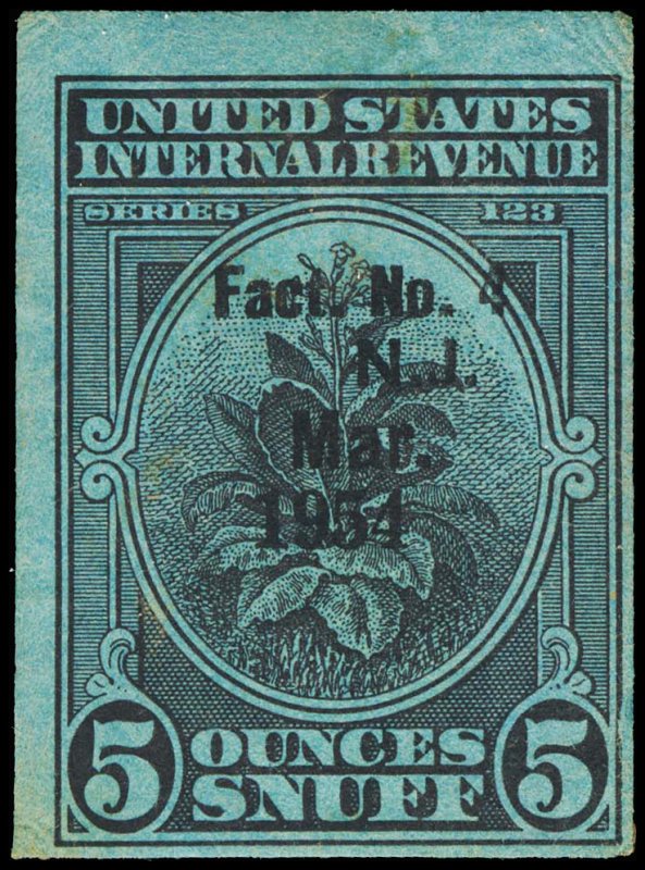 U.S. REV. TAXPAIDS-SNUFF TE924b  Used (ID # 110552)