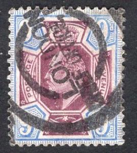 Great Britain  #136  1902  used Edward VII  9d