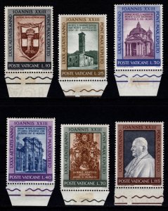 Vatican City 1961 Pope John XXIII's 80th Birthday, Marginal Set [Unused]