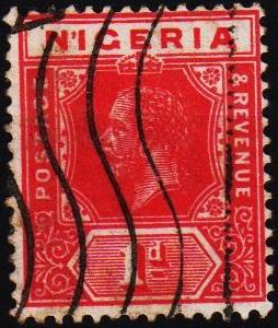 Nigeria. 1914 1d S.G.16b Fine Used