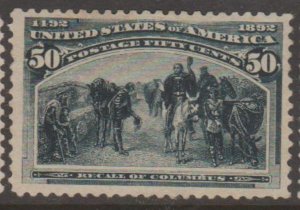 U.S. Scott #240 Columbus Stamp - Used Single - IND