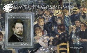 Guinea - 2019 Pierre-Auguste Renoir - Stamp Souvenir Sheet - GU190218b