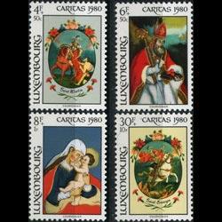 LUXEMBOURG 1980 - Scott# B328-31 Paintings Set of 4 NH