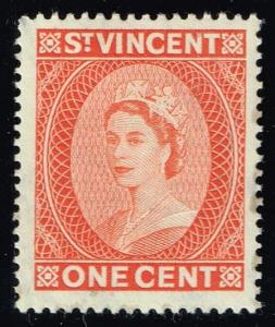 St. Vincent #186 Queen Elizabeth II; Unused (0.25)