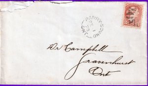 Canada Small Queen #37 cover , Dated FE 1 78   (246)