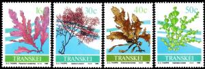 Transkei - 1988 Seaweed Set MNH** SG 213-216
