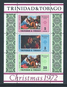 Trinidad & Tobago #230a NH Christmas 1972 SS