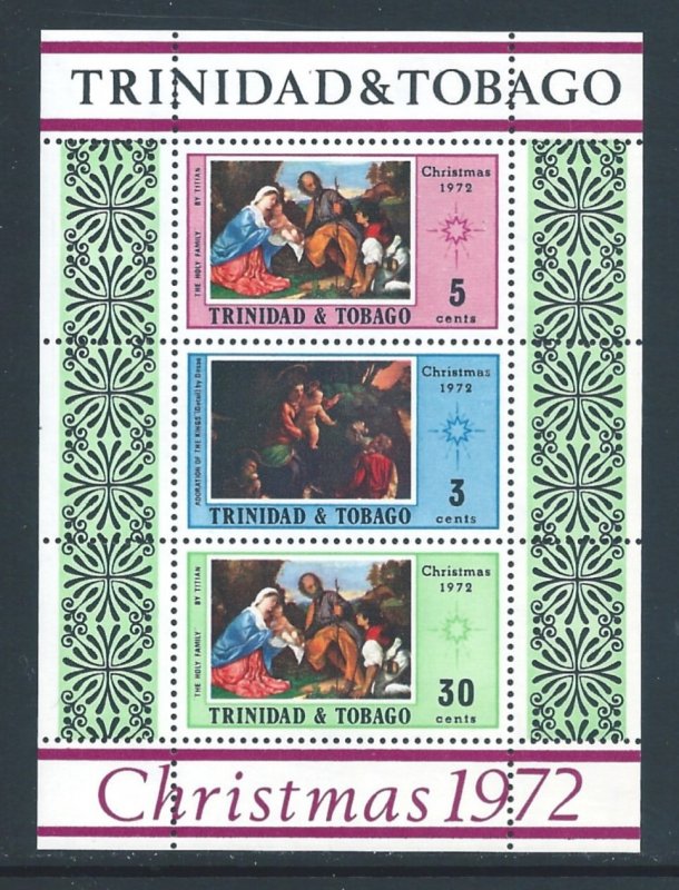 Trinidad & Tobago #230a NH Christmas 1972 SS