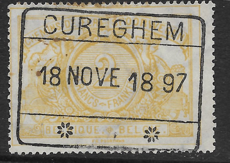 Belgium Q24 used.  Railway Stamp