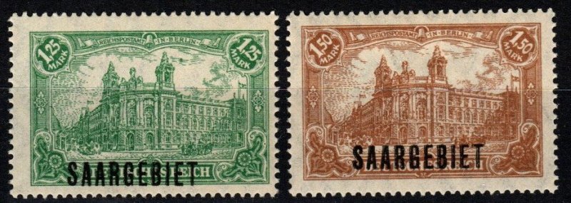 Saar #55-6 MNH CV $4.75 (X8735)