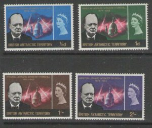 BRITISH ANTARCTIC TERR. SG16/9 1966 CHURCHILL MTD MINT