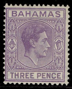 BAHAMAS GVI SG154, 3d violet, M MINT. Cat £16.