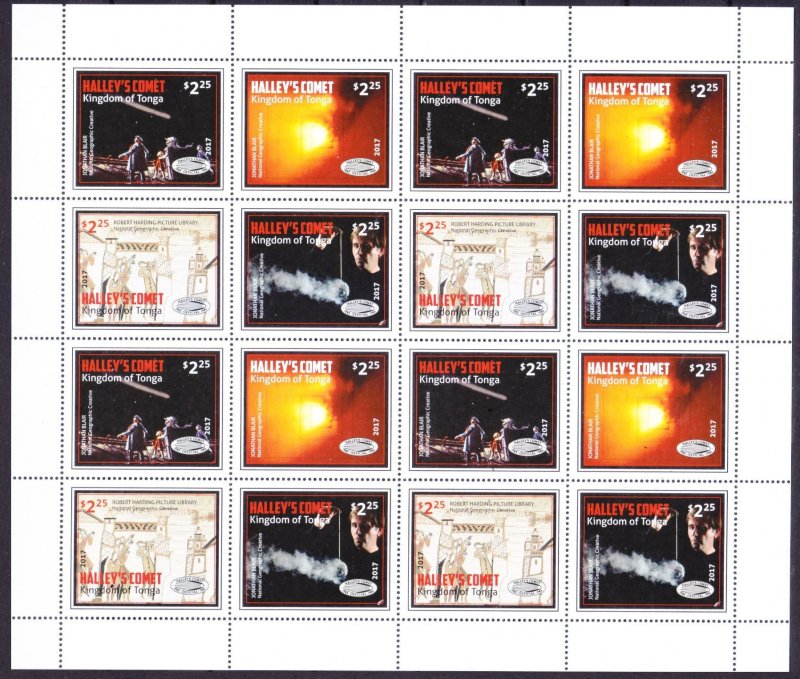 2017 Tonga 2151-2154ZB Halley's Comet 46,00 €