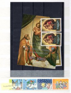 EUROPE AND BRITISH 1950-80 TOPICAL CHRISTMAS COLLECTION OF 300+ NH STAMPS