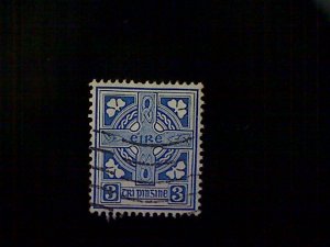 Stamps, Ireland (Éire), Scott #111, used(o), 1941, 3p, Celtic Cross