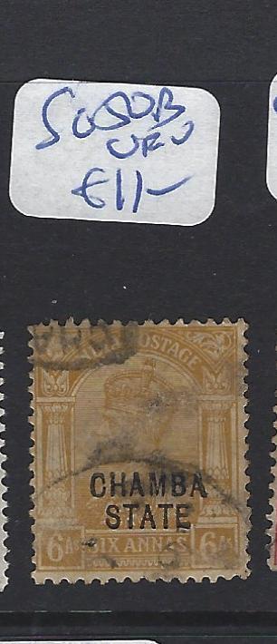 INDIA CHAMBA  (P2807B)    KGV   6A  SG 50B   VFU