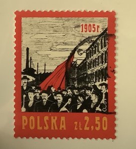 Poland 1980 Scott 2387 CTO - 2.50z,  The 75th Anniv. of the Russian Revolution