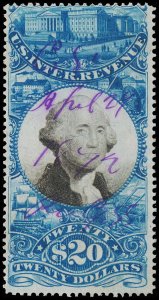 U.S. REV. SECOND ISSUE R129  Used (ID # 114152)