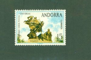 SPANISH ANDORRA 83 MH CV $1.75 BIN $1.00