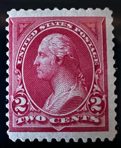 US Scott #249 M OG VLH F Carmine Lake Type 1 UNWMKD 1894